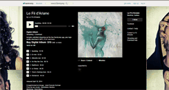 Desktop Screenshot of lefildariane.bandcamp.com