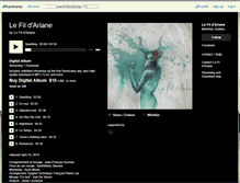 Tablet Screenshot of lefildariane.bandcamp.com