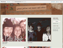 Tablet Screenshot of janetjulian.bandcamp.com