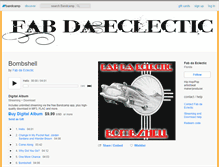 Tablet Screenshot of fabdaeclectic.bandcamp.com