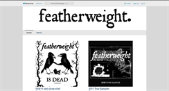 Desktop Screenshot of featherweight.bandcamp.com