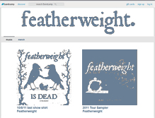 Tablet Screenshot of featherweight.bandcamp.com