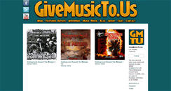 Desktop Screenshot of givemusictous.bandcamp.com
