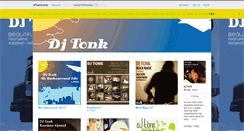 Desktop Screenshot of djtonk.bandcamp.com