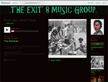 Tablet Screenshot of exit8musicgroup.bandcamp.com