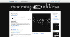Desktop Screenshot of morningablaze.bandcamp.com