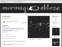 Tablet Screenshot of morningablaze.bandcamp.com