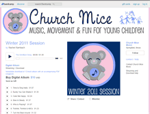 Tablet Screenshot of churchmicemusic.bandcamp.com