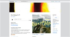 Desktop Screenshot of fountainstheband.bandcamp.com