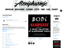 Tablet Screenshot of alexipharmic.bandcamp.com