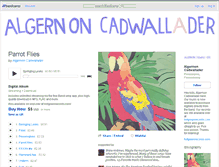 Tablet Screenshot of algernoncadwallader.bandcamp.com