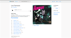 Desktop Screenshot of losfamosos.bandcamp.com