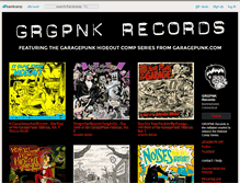 Tablet Screenshot of grgpnkrecords.bandcamp.com