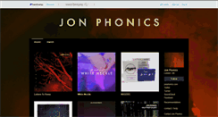 Desktop Screenshot of jonphonics.bandcamp.com