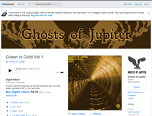 Tablet Screenshot of ghostsofjupiter.bandcamp.com