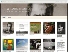 Tablet Screenshot of guillaumearsenault.bandcamp.com