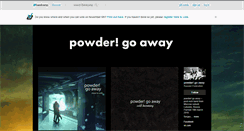 Desktop Screenshot of powdergoaway.bandcamp.com