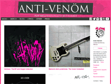 Tablet Screenshot of anti-venom.bandcamp.com