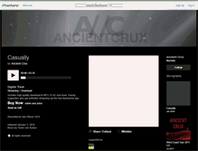 Tablet Screenshot of ancientcrux.bandcamp.com