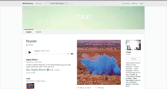 Desktop Screenshot of lobjet.bandcamp.com