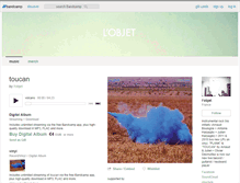 Tablet Screenshot of lobjet.bandcamp.com