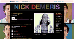 Desktop Screenshot of nickdemeris.bandcamp.com