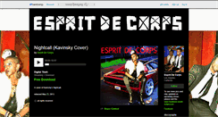 Desktop Screenshot of espritdecorps.bandcamp.com