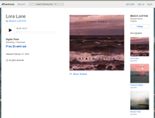 Tablet Screenshot of beachjustice.bandcamp.com