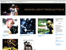 Tablet Screenshot of heavensentproductions.bandcamp.com
