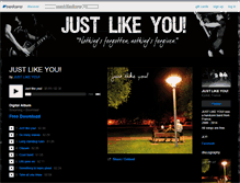 Tablet Screenshot of justlikeyou.bandcamp.com