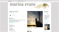 Desktop Screenshot of marinaevans.bandcamp.com