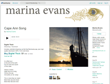 Tablet Screenshot of marinaevans.bandcamp.com