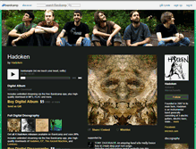Tablet Screenshot of hadoken.bandcamp.com