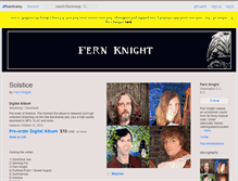 Tablet Screenshot of fernknight.bandcamp.com