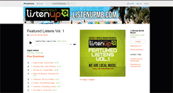 Desktop Screenshot of listenupmb.bandcamp.com