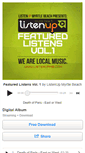 Mobile Screenshot of listenupmb.bandcamp.com