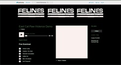 Desktop Screenshot of felines.bandcamp.com