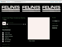 Tablet Screenshot of felines.bandcamp.com