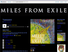 Tablet Screenshot of milesfromexile.bandcamp.com