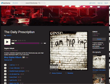 Tablet Screenshot of ginsu.bandcamp.com