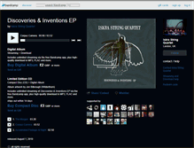 Tablet Screenshot of iskrastringquartet.bandcamp.com