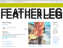 Tablet Screenshot of featherleg.bandcamp.com