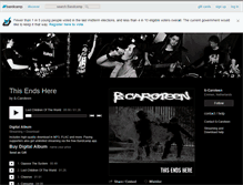 Tablet Screenshot of beta-caroteen.bandcamp.com