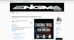 Desktop Screenshot of enigmadubz.bandcamp.com