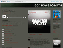 Tablet Screenshot of godbowstomath.bandcamp.com