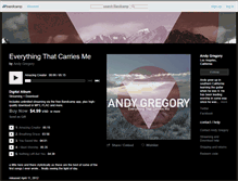 Tablet Screenshot of andygregory.bandcamp.com