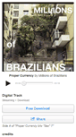 Mobile Screenshot of millionsofbrazilians.bandcamp.com