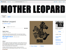 Tablet Screenshot of motherleopardmusic.bandcamp.com