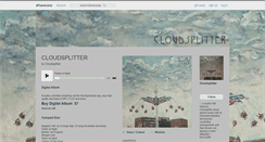 Desktop Screenshot of cloudsplitter.bandcamp.com