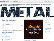 Tablet Screenshot of blasphemyreborn.bandcamp.com